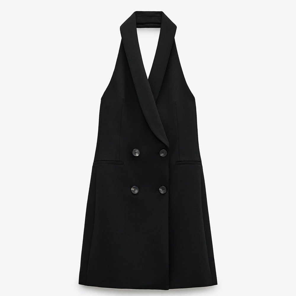 Zara V-Neck Open Back Vest